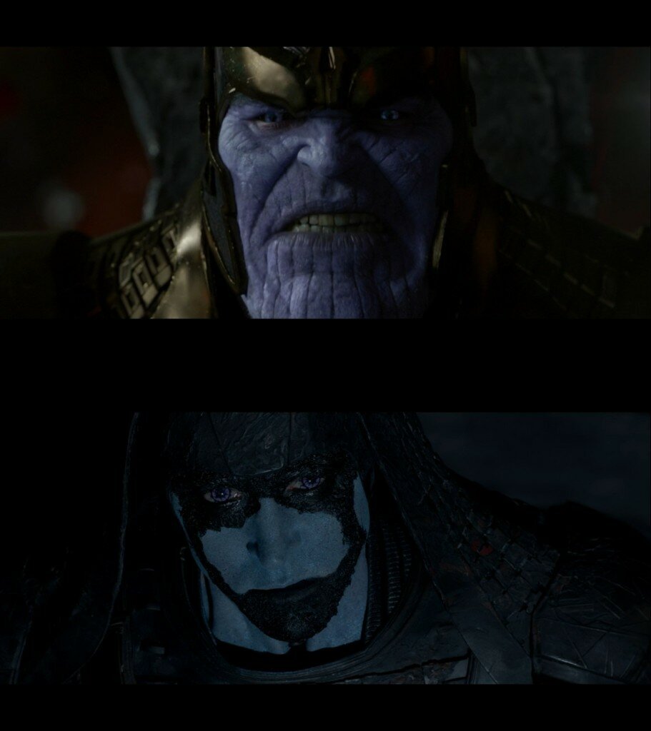 Thanos and Ronan - Marvel Movies