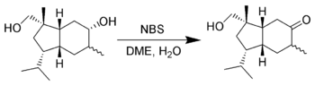 The selective oxidation of alcohols using NBS