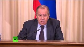 Пресс-конференция глав МИД России, Ирана и Сирии