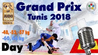 Judo Grand-Prix Tunis 2018: Day 1